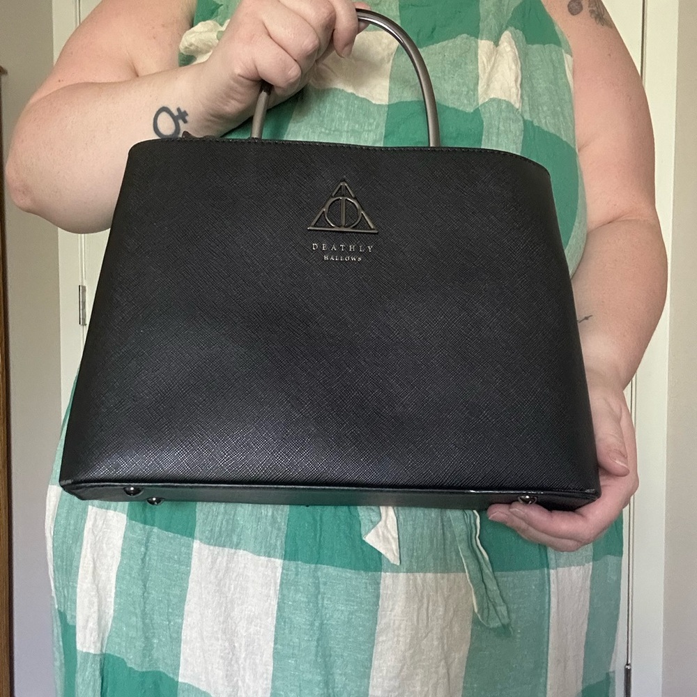 Loungefly Black Deathly Hallows Handbag